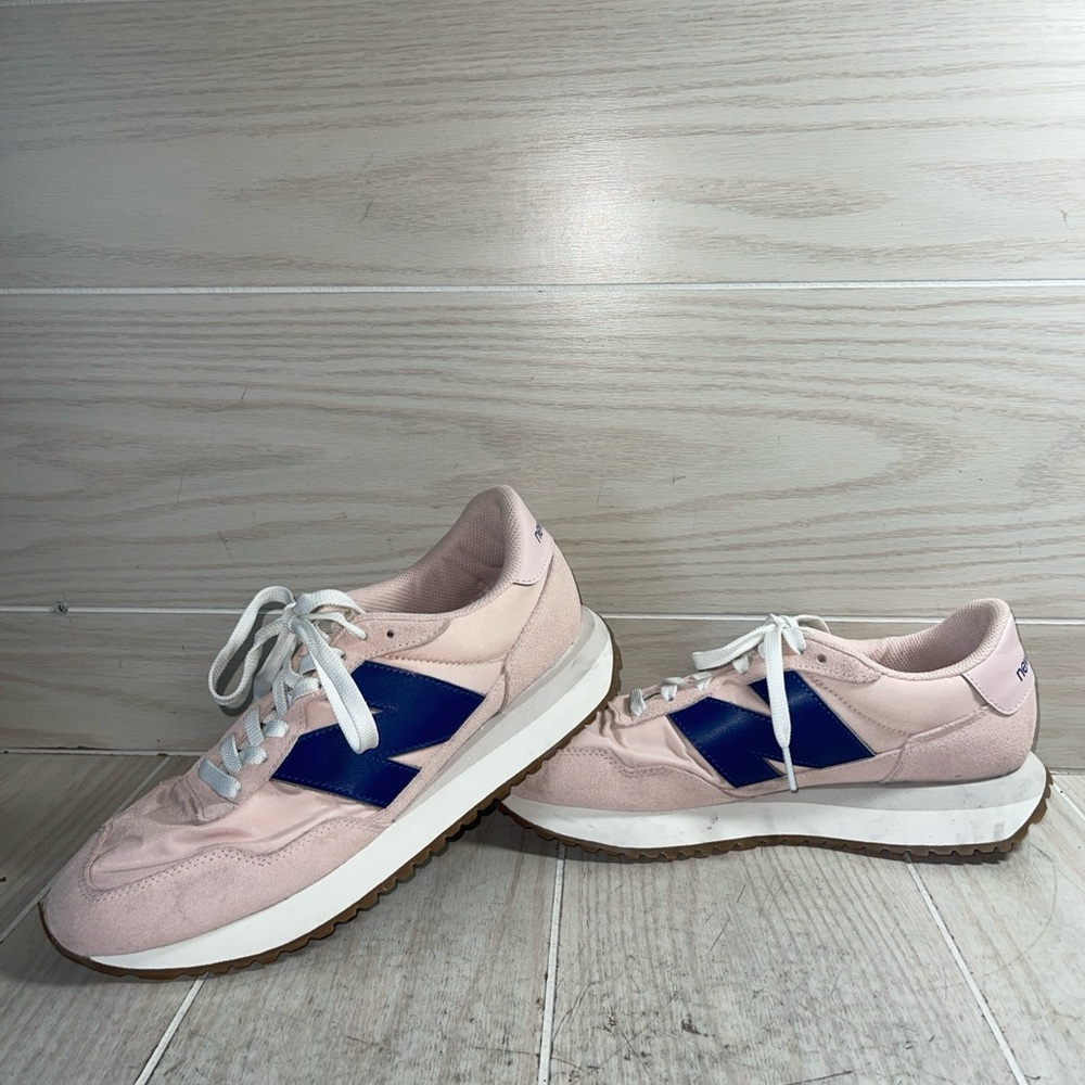 New Balance 237 Pink Haze Moon Shadow Blue Womens 10B Shoes Waffle Soles WS237GC